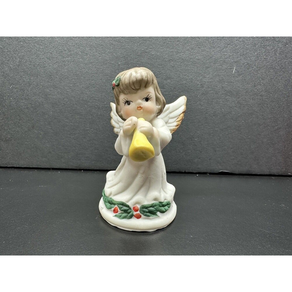 Vintage Enesco/Lefton Angel Figurine Playing instrument